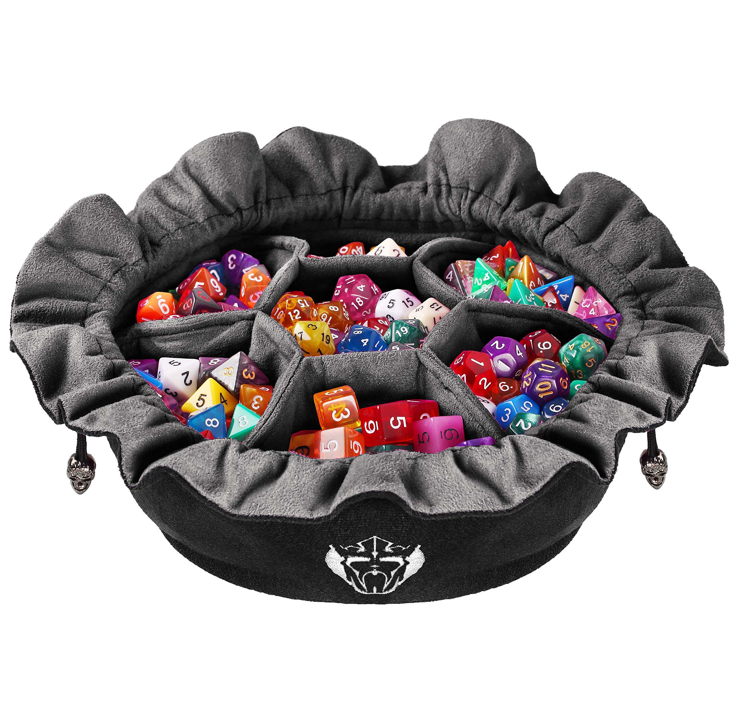 CardKingPro Immense Dice Bag exterior with round base, ideal for travel