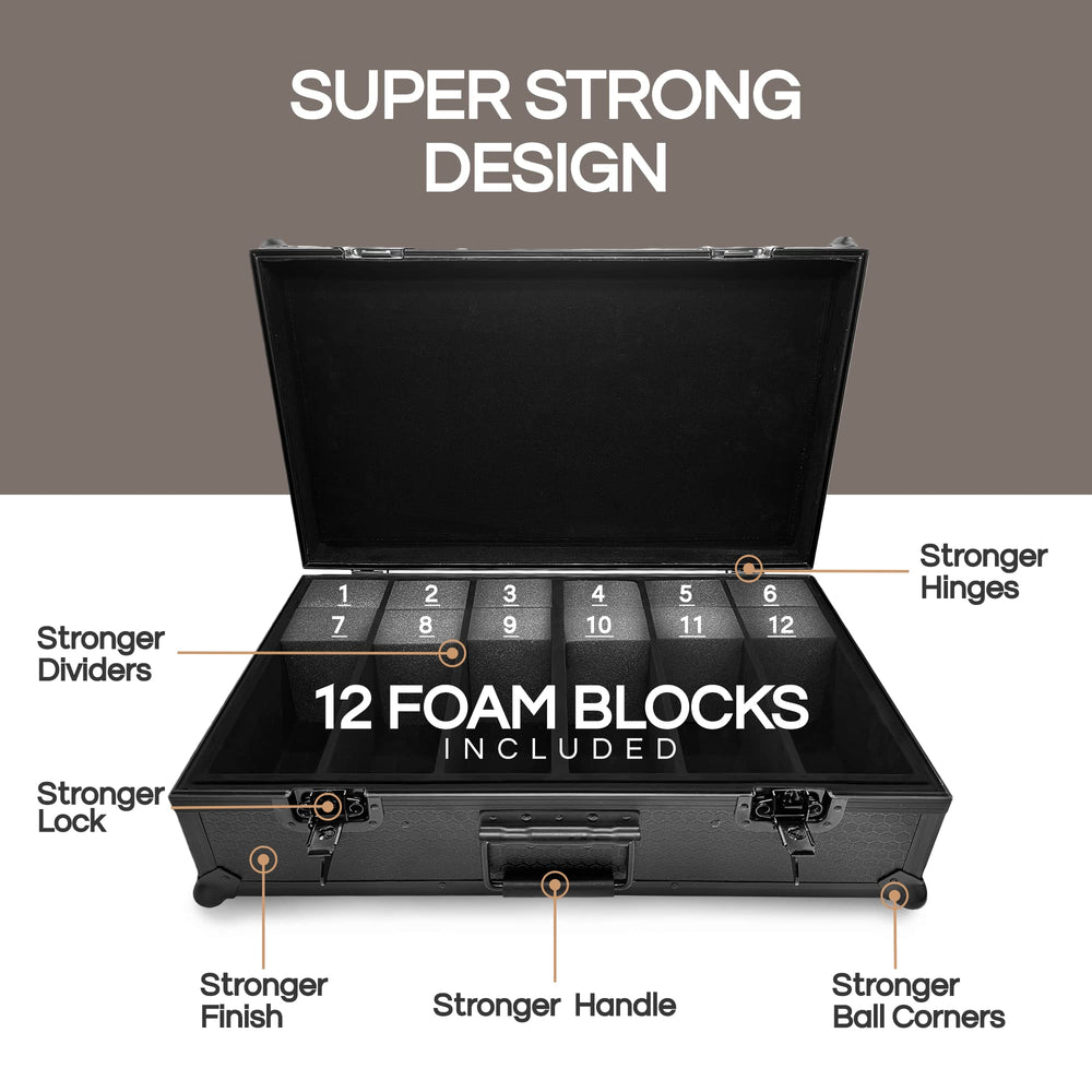 CardKingPro KingCollector foam blocks organize graded cards securely.