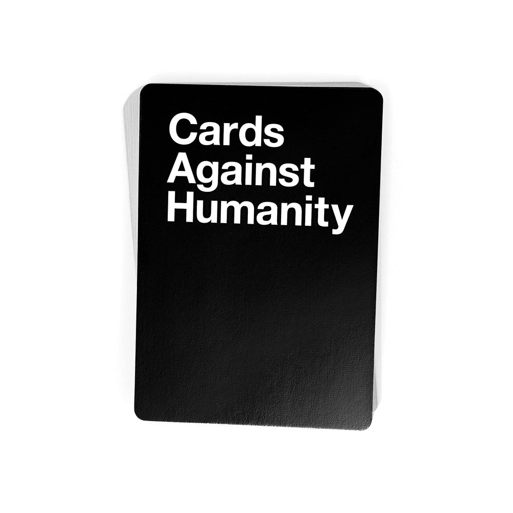 Cards Against Humanity Food Pack stack of cards with bold typography
