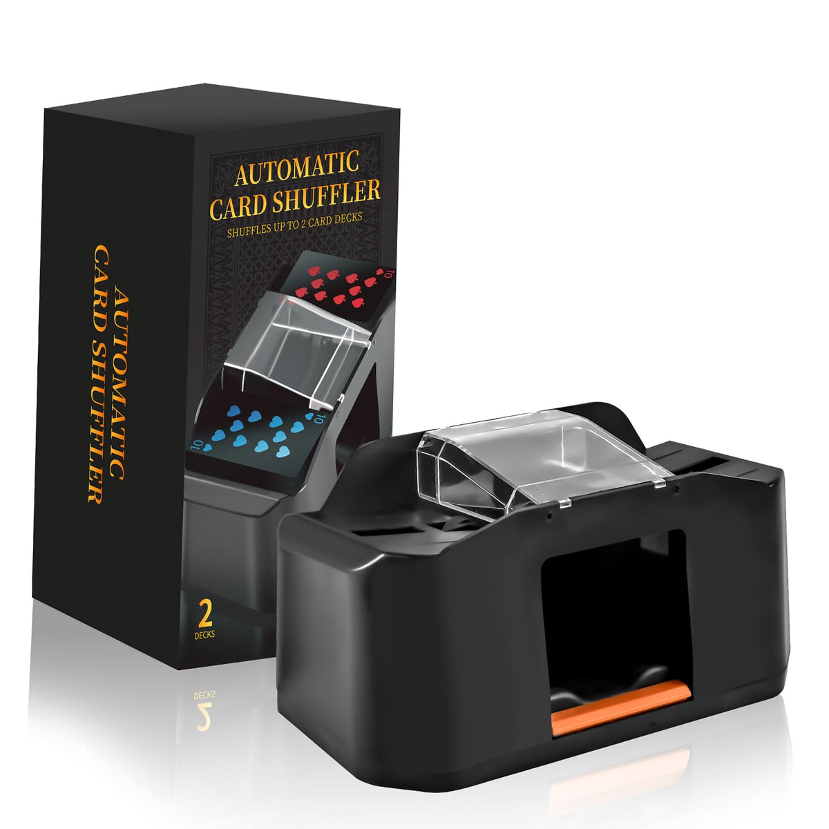 CARDSPIN built-in battery powers long sessions with USB charging for uninterrupted play.