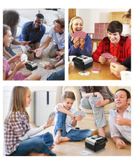 CARDSPIN compact portable design fits on any game table.