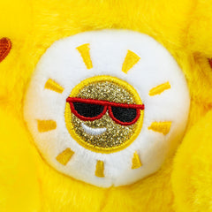 Hello Kitty Funshine Bear plush with sunny badge for bright play.