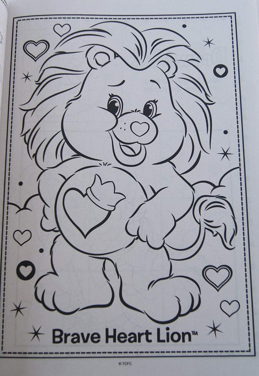 Care Bears Fuzzy Friends illustrations inside with vibrant colors to spark imagination and color recognition