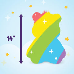 Eco-friendly materials used in Care Bears Good Luck Bear plush.