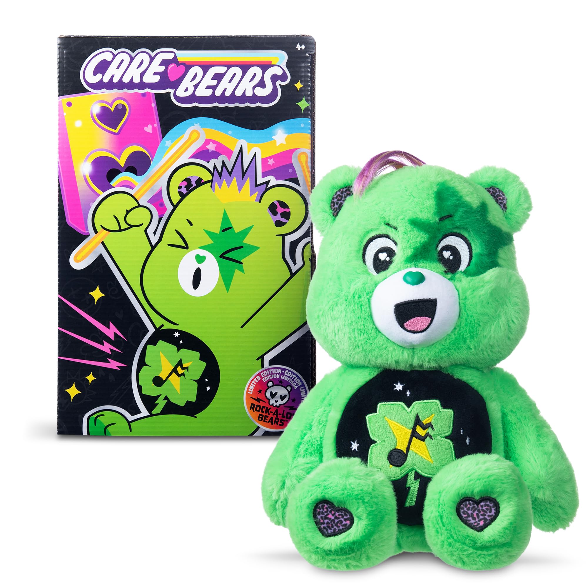 Care Bears Rock-a-Lot Good Luck Bear paw pads and ears add edgy whimsy for playrooms