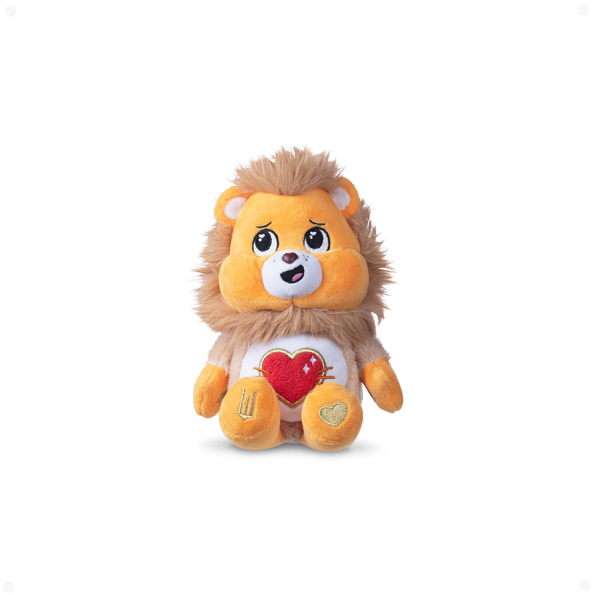 Care Bears Tenderheart Bear as the Lion, playful crossover for display and cuddling