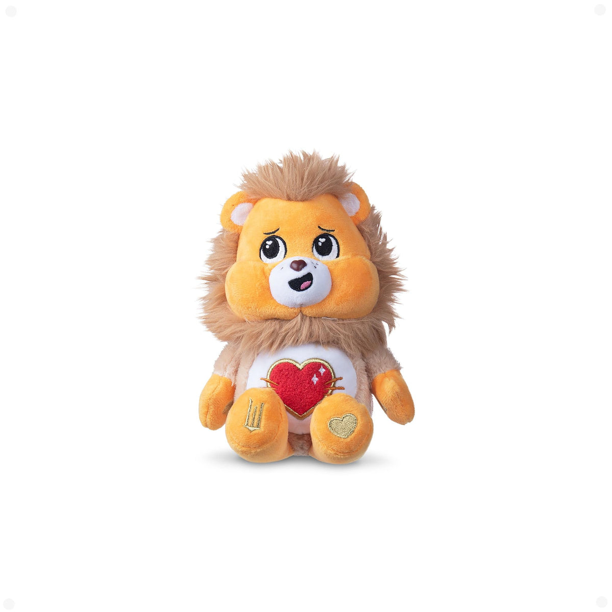 Care Bears Tenderheart Bear as the Lion, playful crossover for display and cuddling
