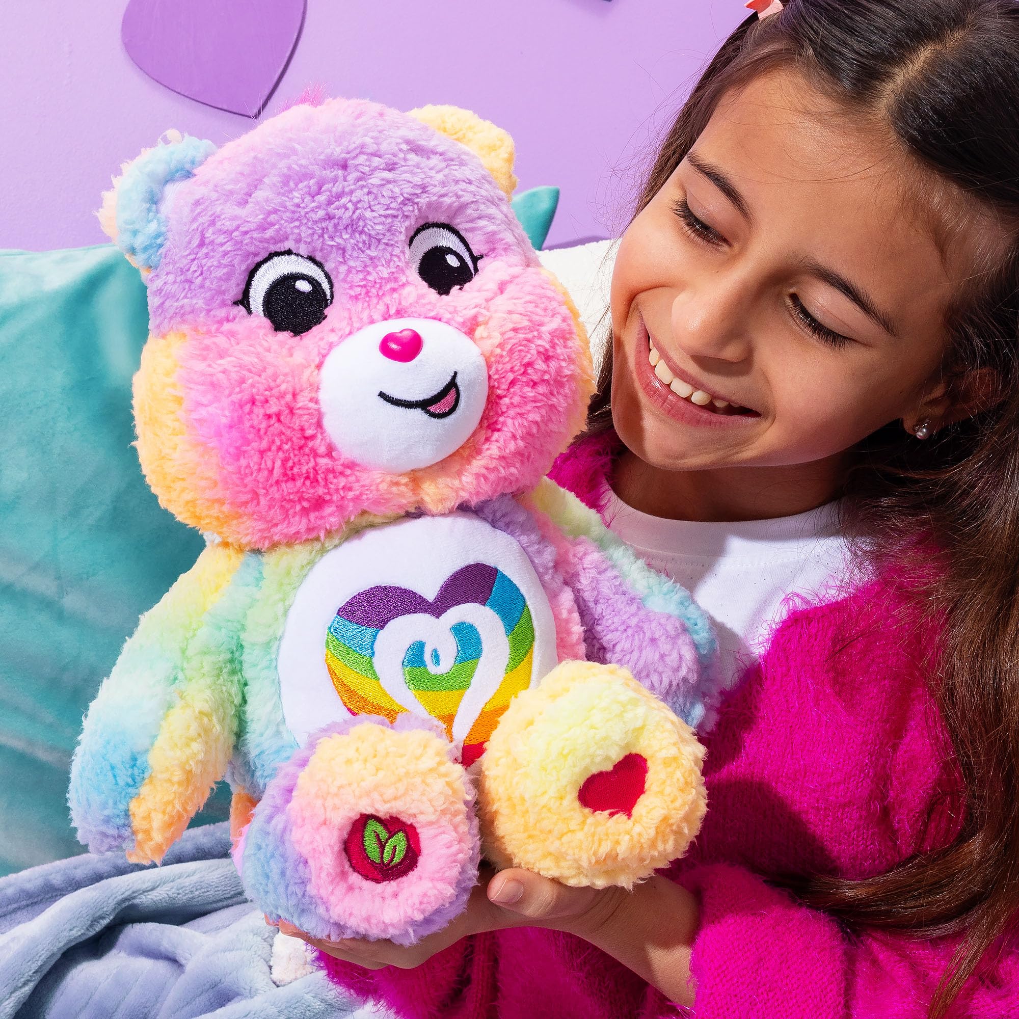 Care Bears Togetherness Bear 14in plush full view great for hugs and imaginative play