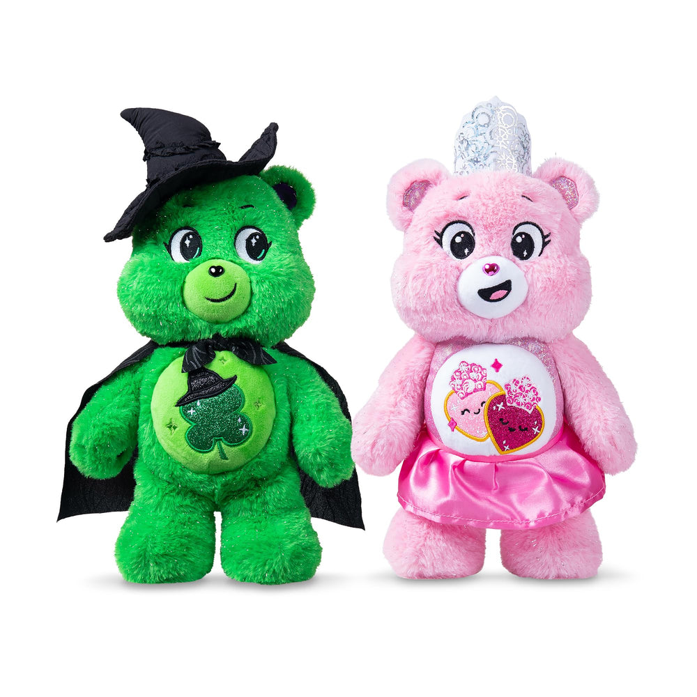 Care Bears Elphaba-inspired Good Luck Bear cape and hat detail