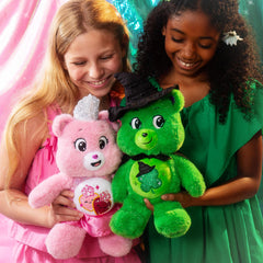 Care Bears Glinda-inspired Love-a-Lot detail: crown and shimmering dress