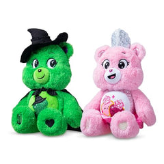 Care Bears Wicked crossover plush with silver fleck accents catching light