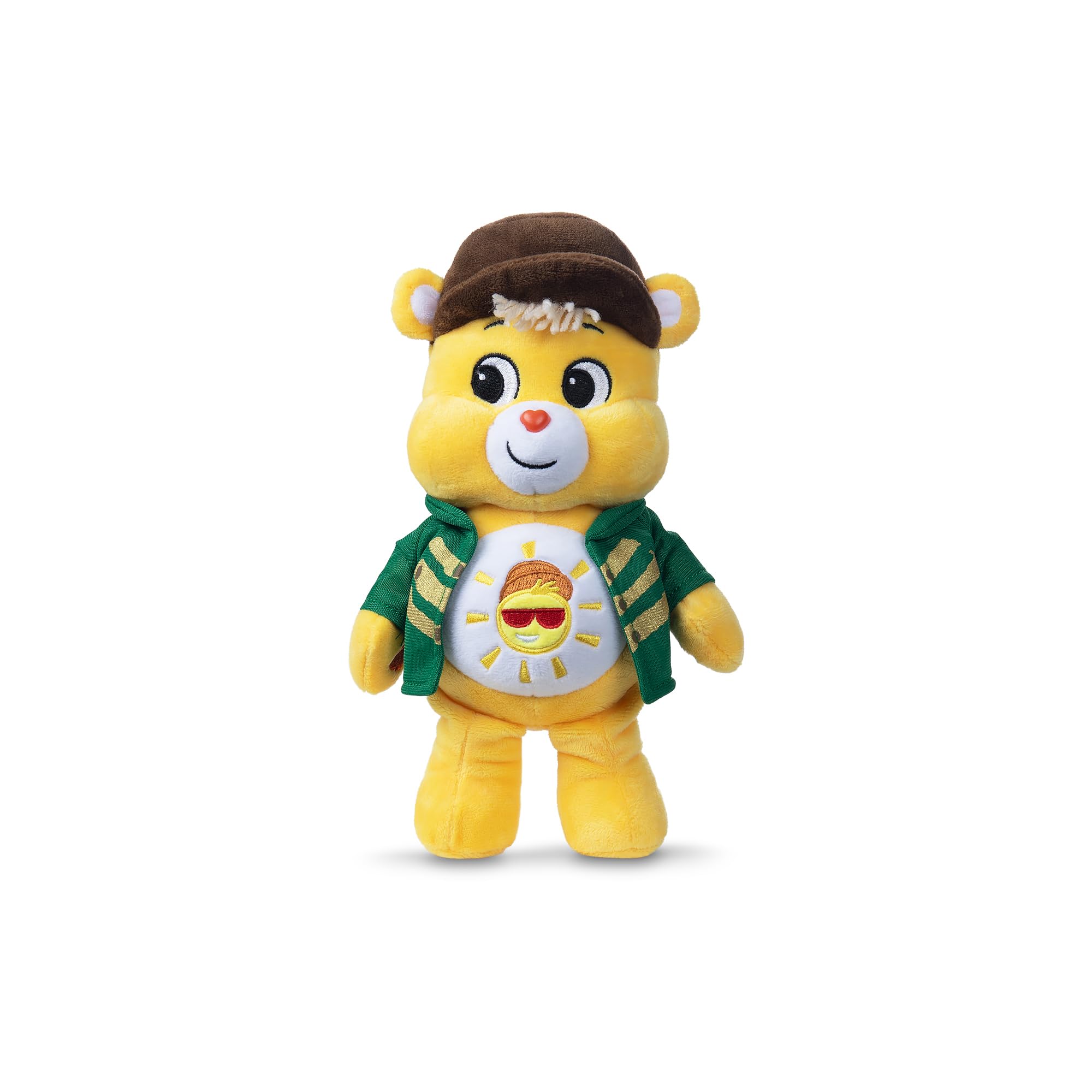 Care Bears Wicked Fun Size plush nine-inch figure is portable for travel.