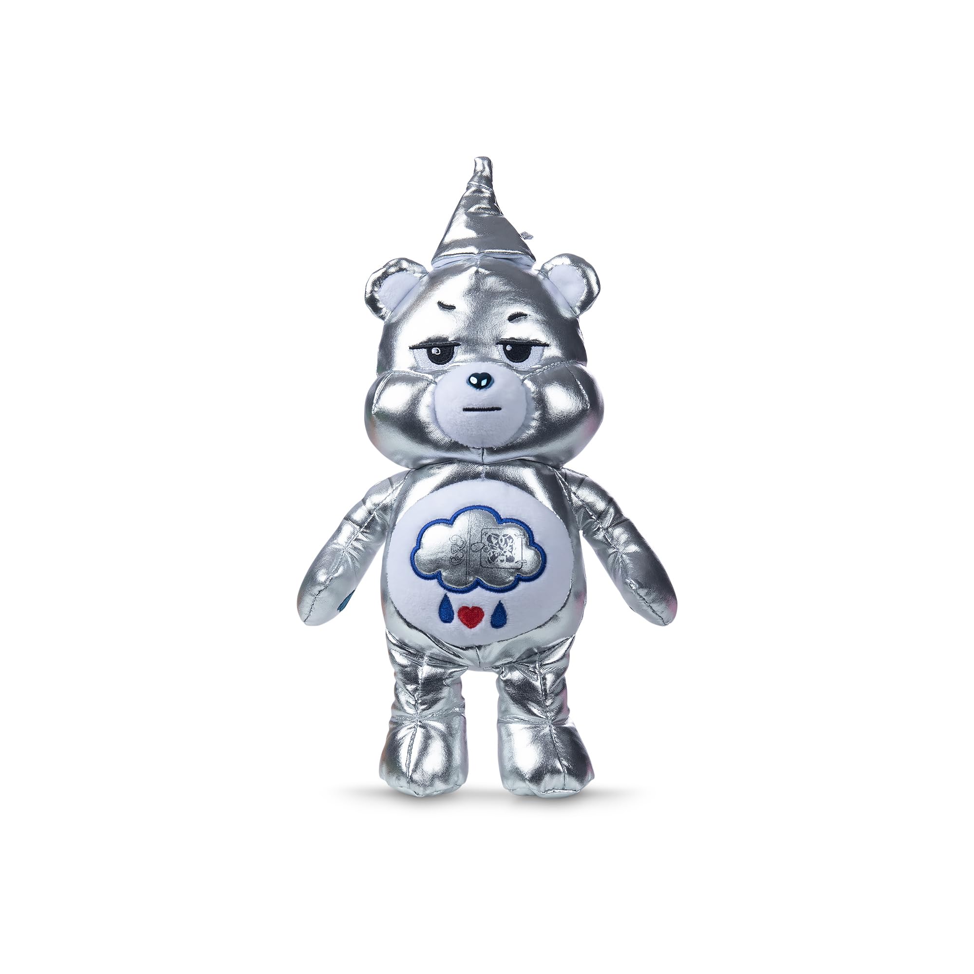 Care Bears Grumpy Bear Wicked Tin Man at 9 inches, portable and giftable.