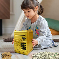 Cargooy Mini ATM Piggy Bank ideal gift for children aged three and up.