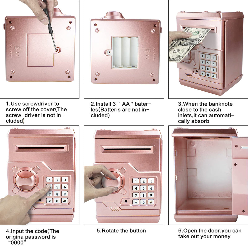 Cargooy Mini ATM Piggy Bank kid use scenario demonstrates practical saving moments