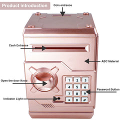 Cargooy Mini ATM Piggy Bank password lock highlights secure access to saved funds