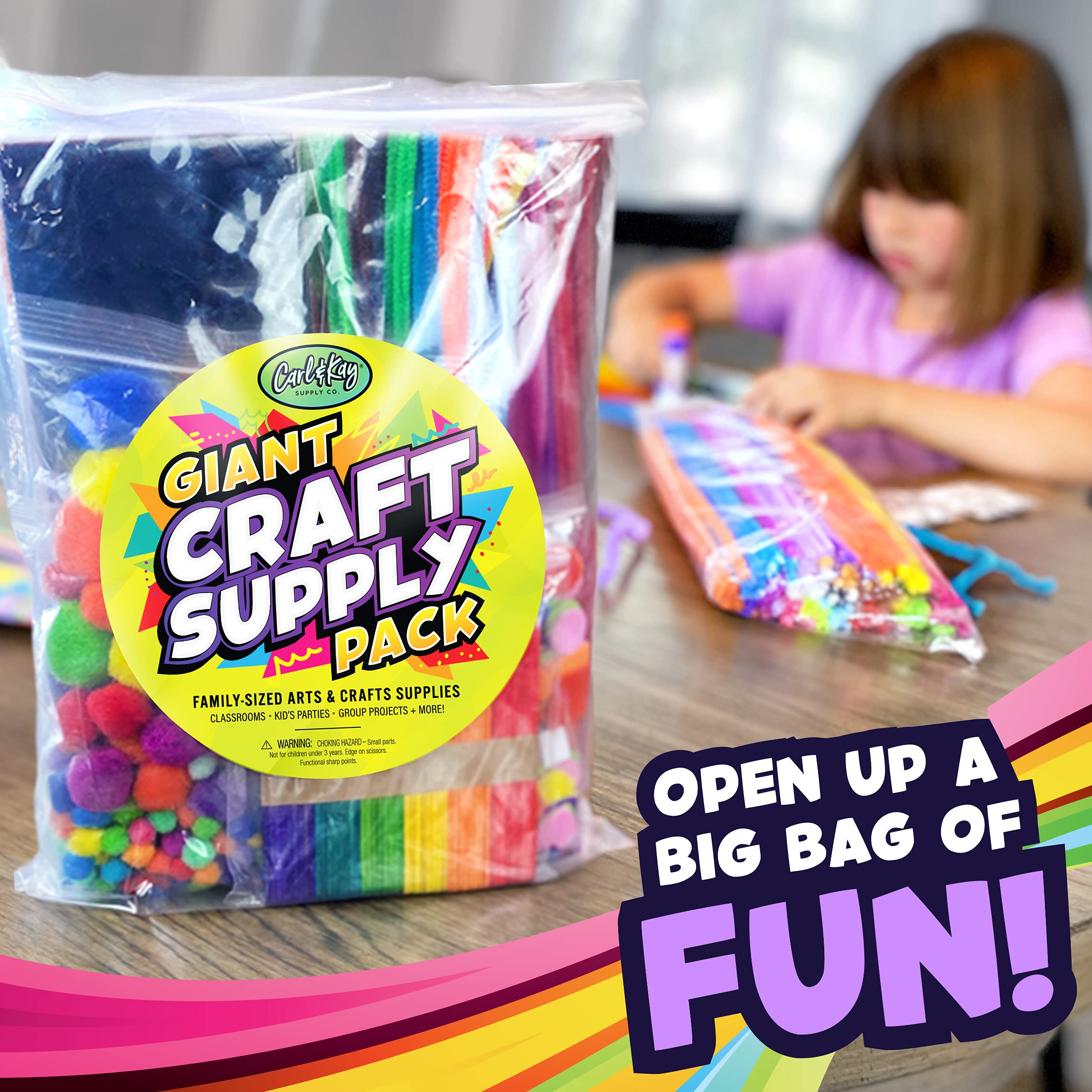 Carl & Kay Supply Co large arts materials bundle for classroom projects