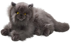 Carl Dick Persian Gray cat plush — front view, soft 30 cm cuddle buddy