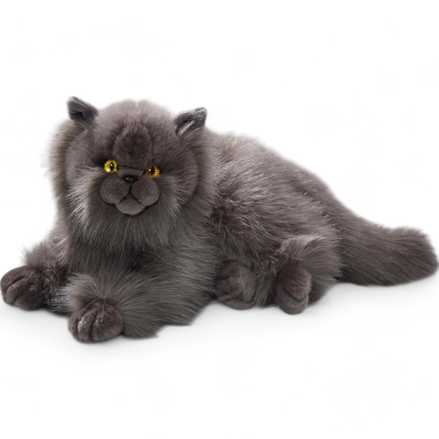 Carl Dick Persian Gray plush — close-up fur texture, ultra-soft feel
