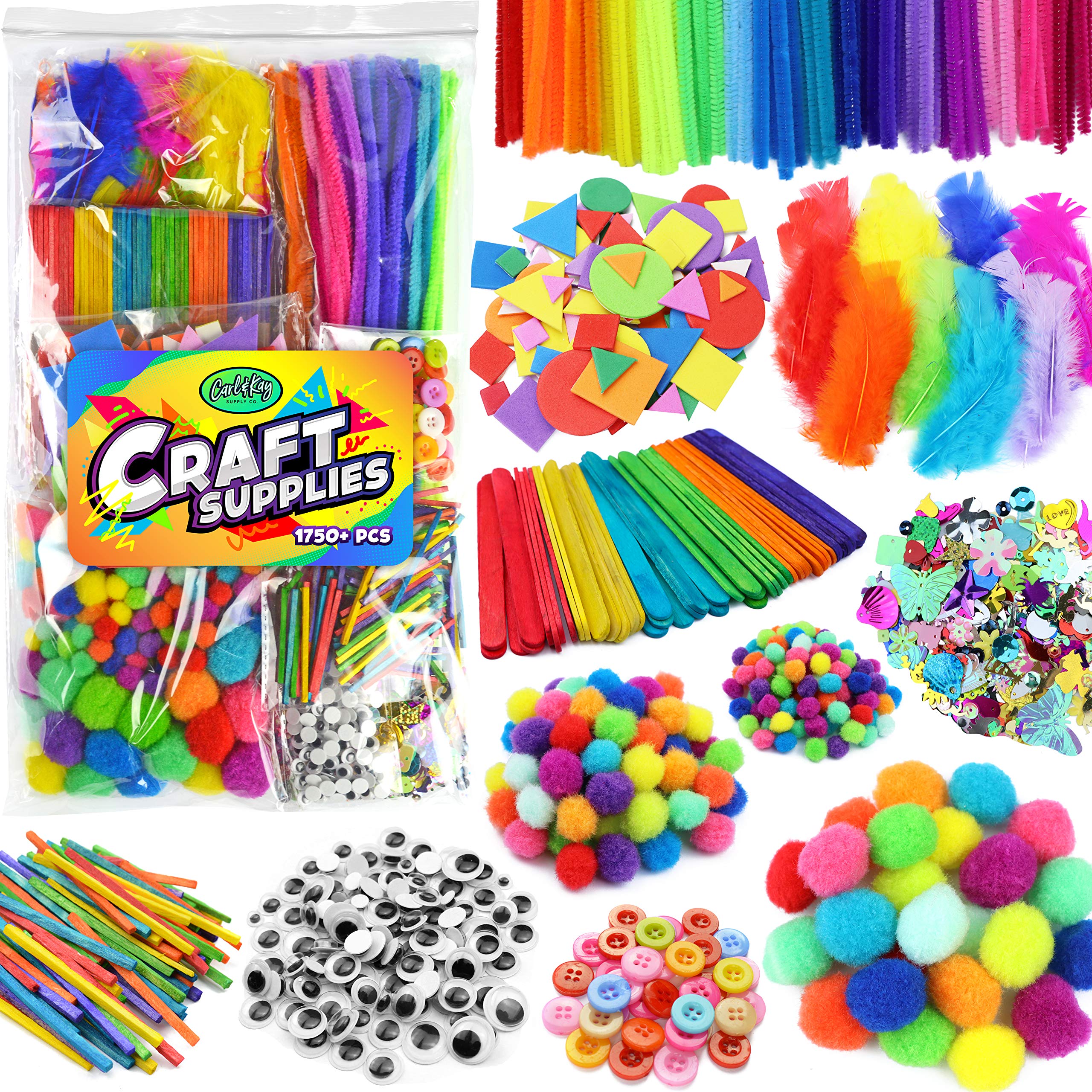 Carl & Kay all-in-one craft kit cover supports versatile creativity.