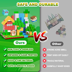 Carlle Safe non-toxic materials ensure worry-free, durable building for kids.