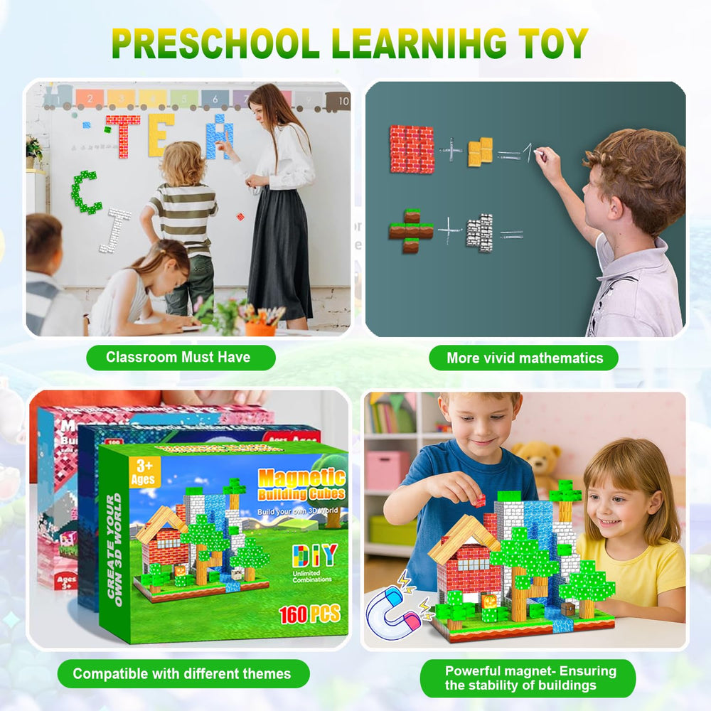 Carlle Washable and durable blocks are easy to clean after creative sessions.