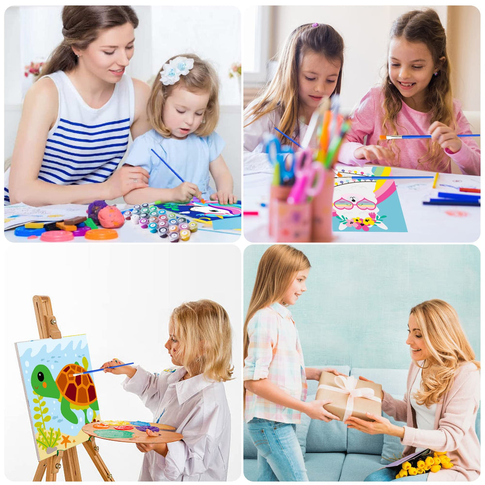CarlonLin four-piece animal painting set offers quick, satisfying home decor projects.