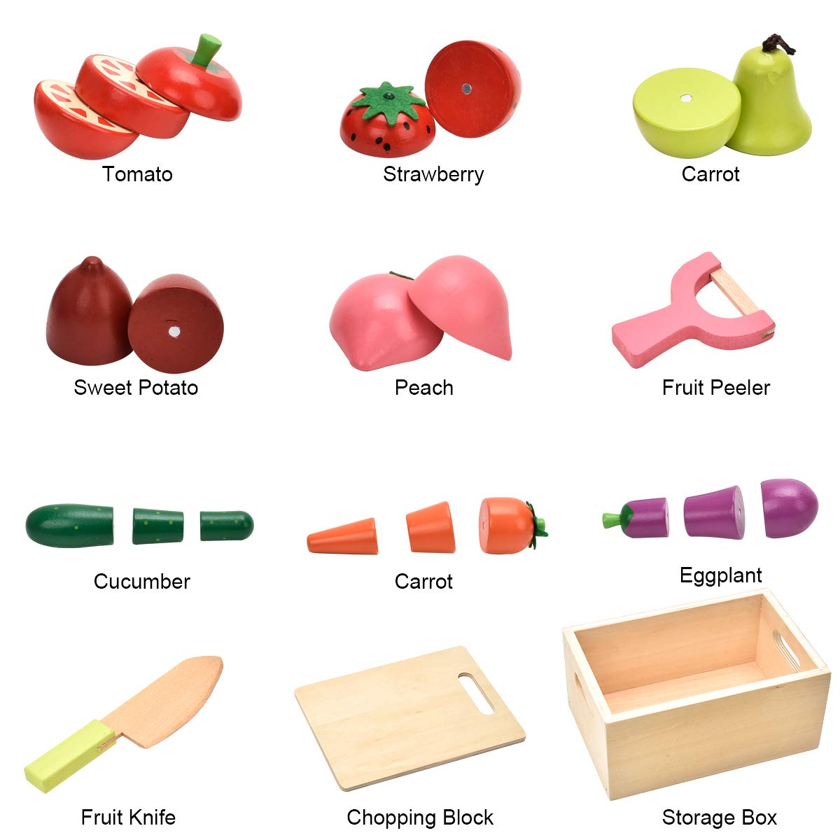 CARLORBO eggplant pieces spark imaginative kitchen scenes and vocabulary growth.