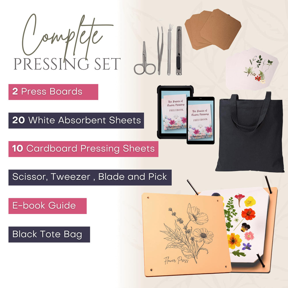 Carnation Canvas pressing boards provide even support for ten layers