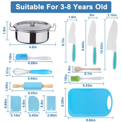 Carolart stainless steel pot offers durable cookware for budding chefs during playtime