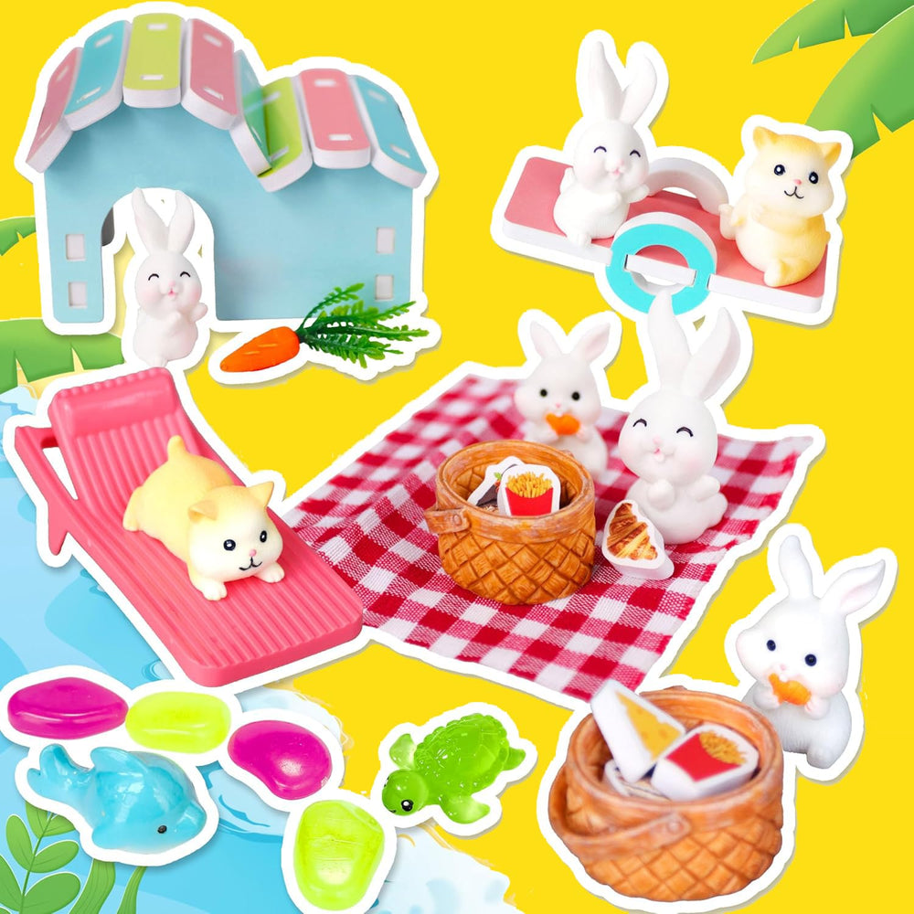 Carolart summer habitat accessories boost creative storytelling during sandbox play