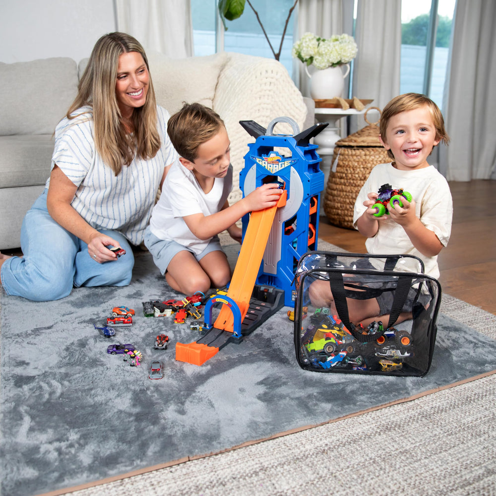 CARPETBOX plush play floor mat creates cozy play areas.