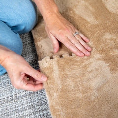 CARPETBOX velvety polyester top layer enhances comfortable play experiences.