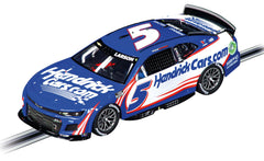 Carrera Evolution NASCAR Darlington Showdown 1:32 cars in race-ready stance.