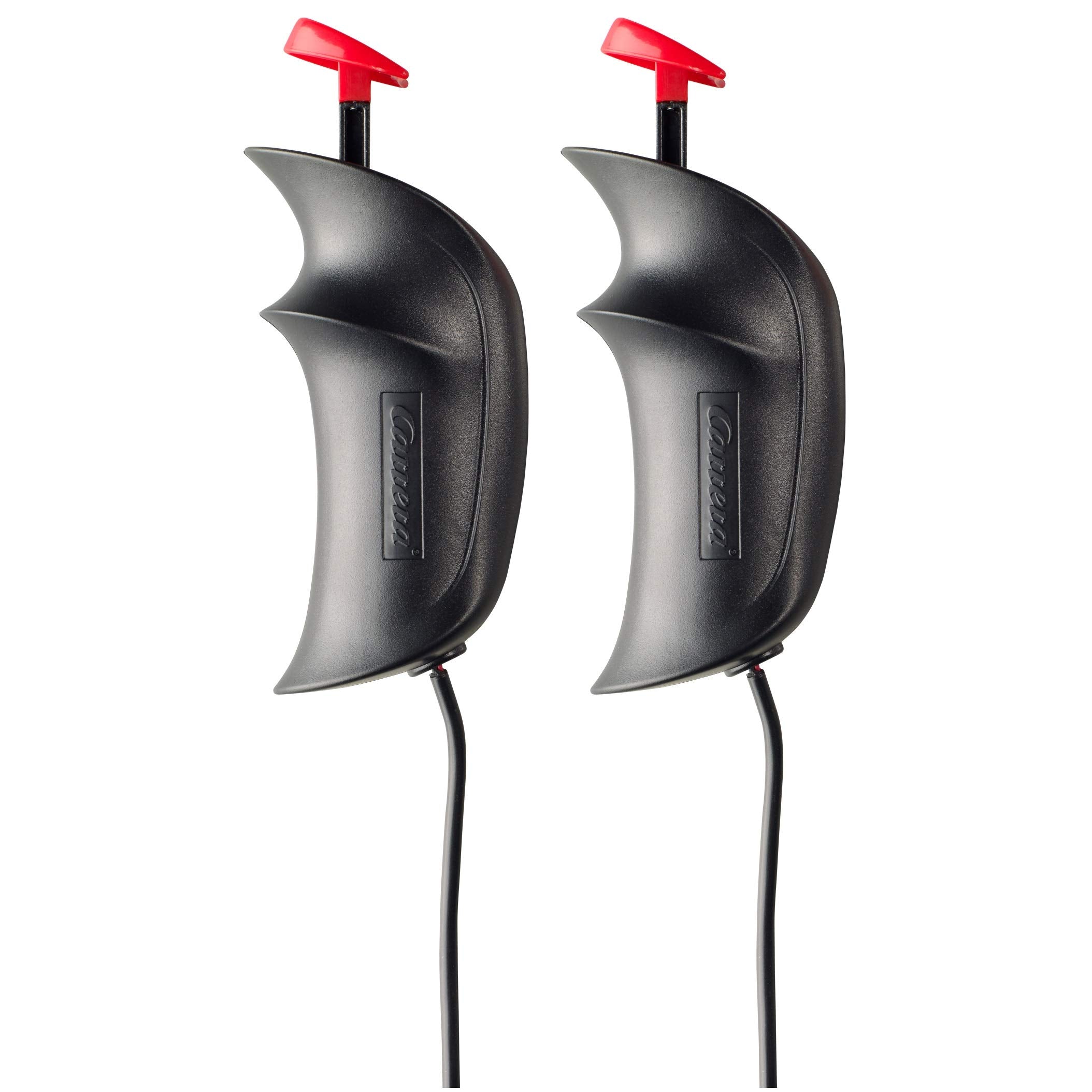 Carrera Evolution track layout with smooth curves for competitive laps.