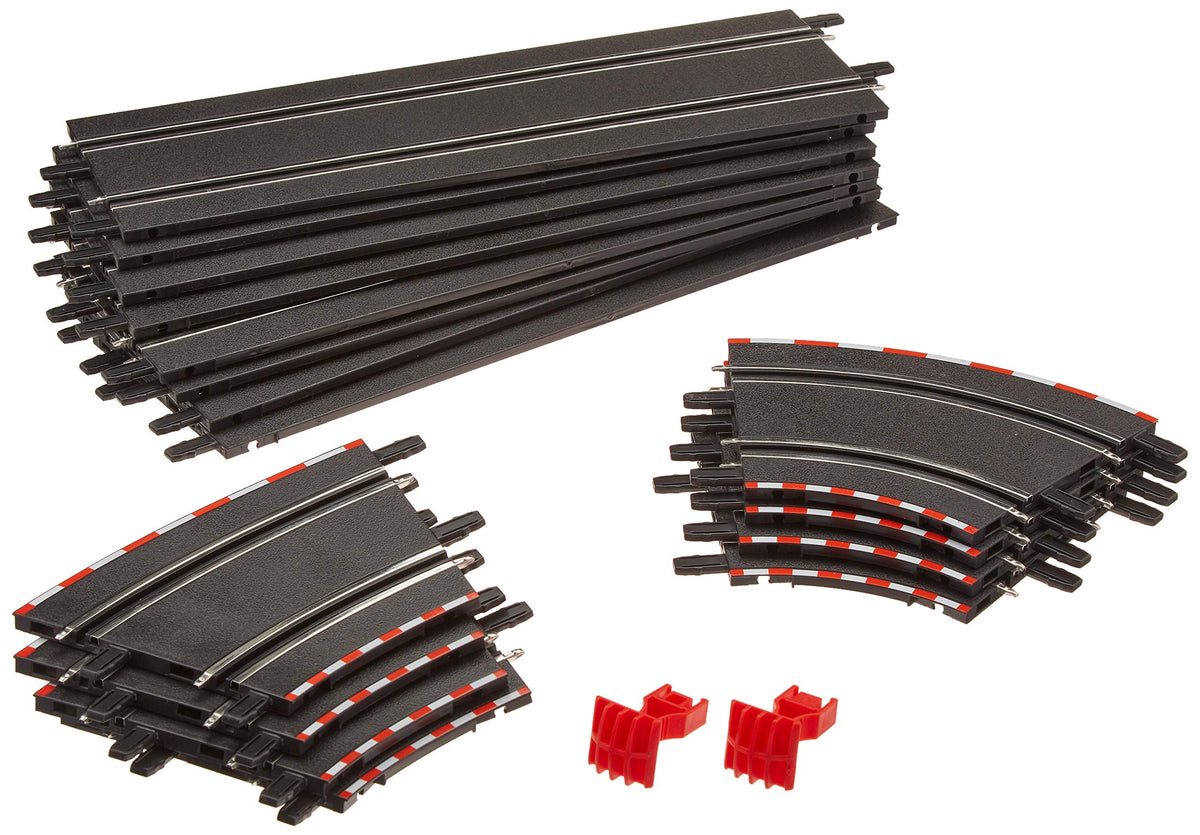 Carrera Extension Set 3 track layout for home racing with two-lane setup