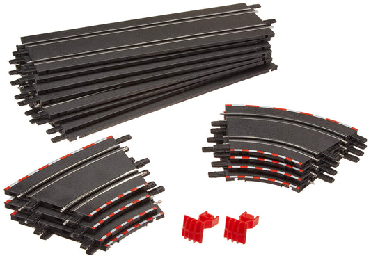 Carrera Extension Set 3 track layout for home racing with two-lane setup