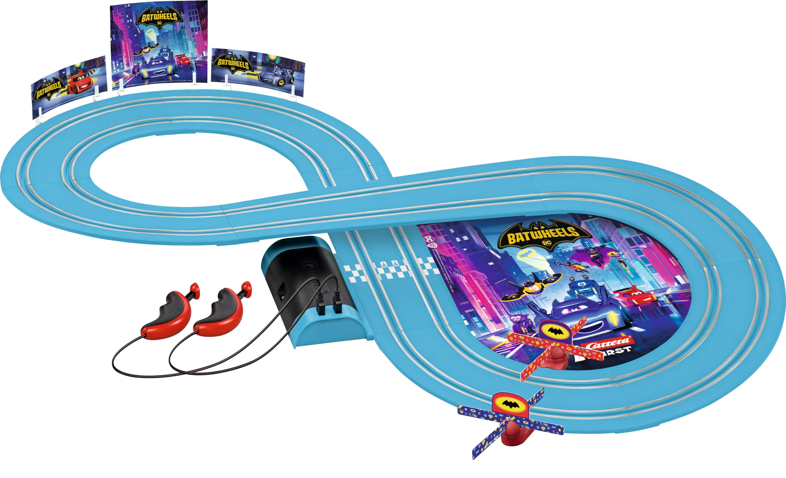 Carrera First Batwheels Bam car ready for quick start and fun racing