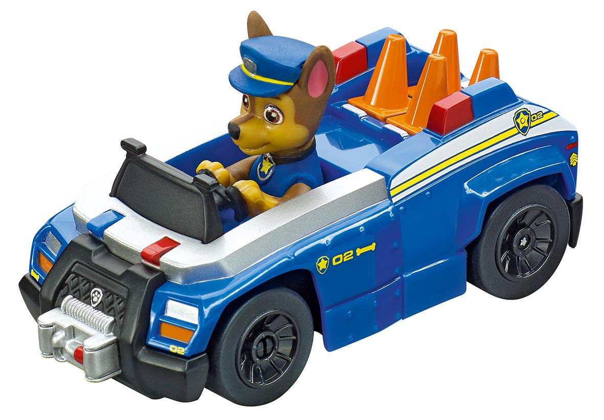 Carrera First Paw Patrol track front view highlighting kid-friendly design