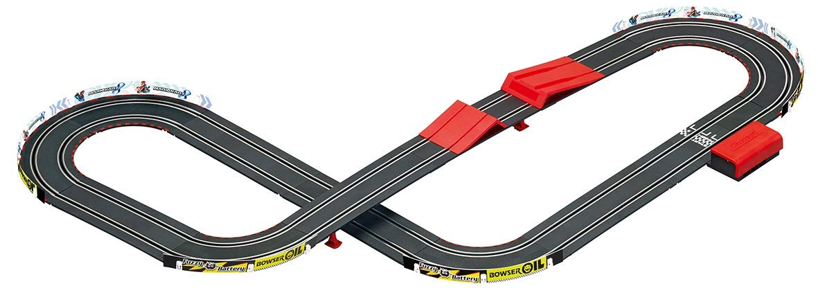 Long 14.10-foot Carrera GO track ideal for extended race sessions.