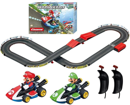 Carrera GO battery-operated 1:43 track delivers fast family racing action.