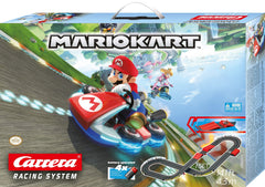 Official Mario Kart characters on Carrera GO cars for themed head-to-head battles.