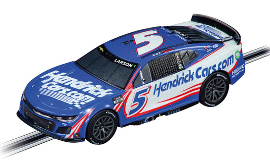 Carrera Go NASCAR Hendrick Camaro Next Gen ZL1 No.5 front view for track action and display.