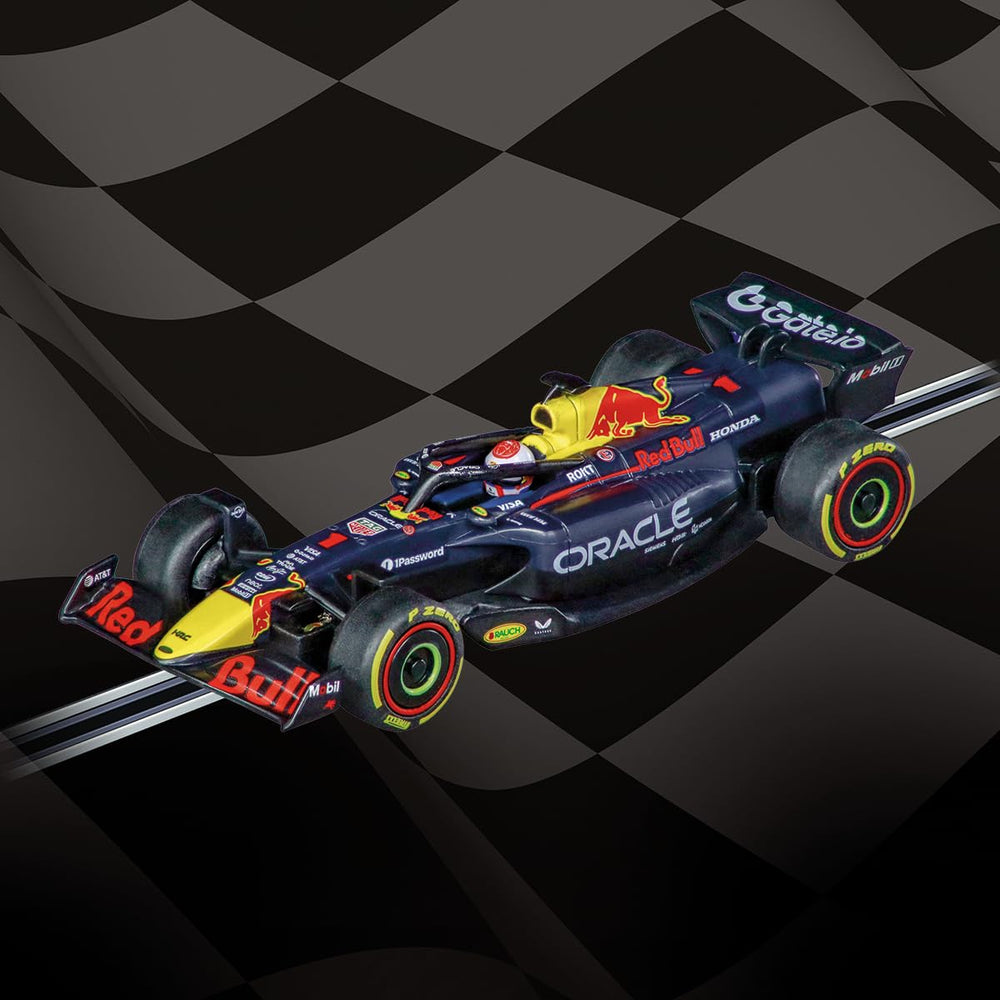 Carrera RB21 1:43 detail showcases collectible racer look and ready-to-add to your track.