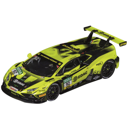 Carrera Lamborghini Huracan GT3 Evo2 SSR interior detail showing driver display and cockpit realism.