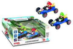 Carrera Mach 8 Mario pullback in action for fast, fun play on any surface.