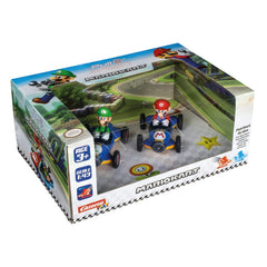 Carrera Mario Kart pullback action on all surfaces inspires quick, portable fun.