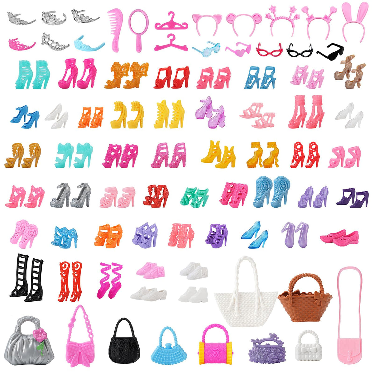 Carreuty doll shoes collection in varied styles for creative dress-up