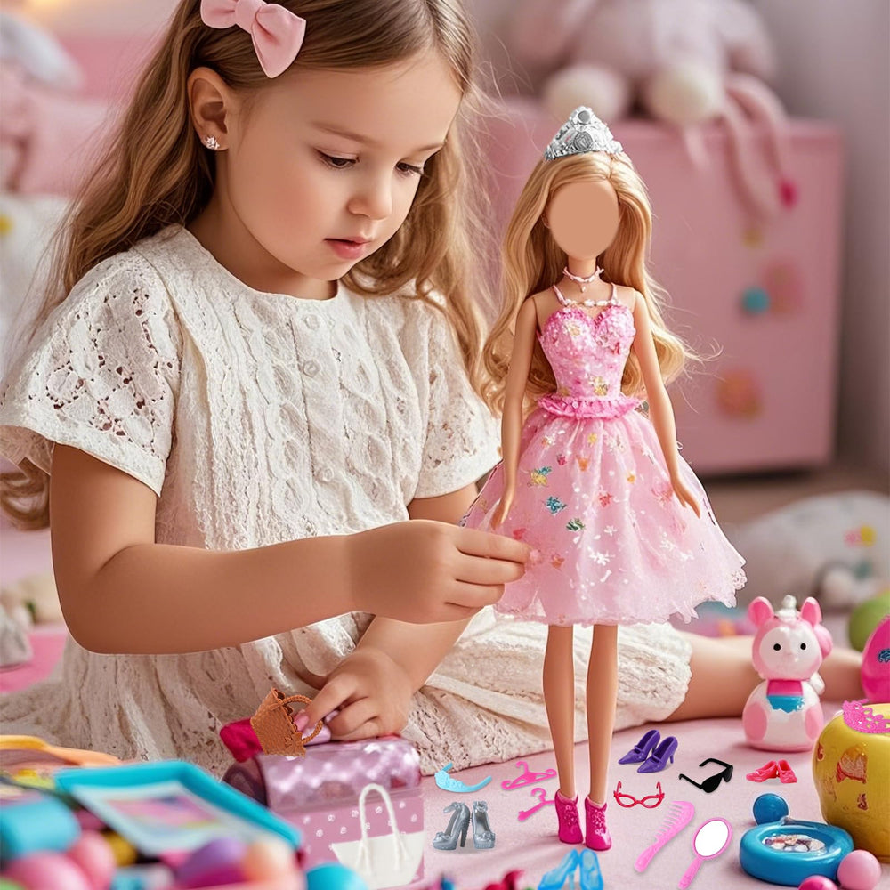 Carreuty 11.5-inch dress-up set encourages imaginative storytelling