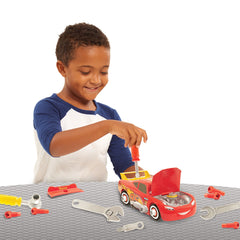Cars 3 Transforming McQueen Tool Kit includes Lightning McQueen vehicle for immediate play